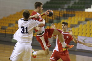 08.07.2016 Kielce. Sparing młodzieżowych reprezentacji w piłkę ręczną. Mecz Polska - Rosja. / Jarosław Kubalski / Radio Kielce