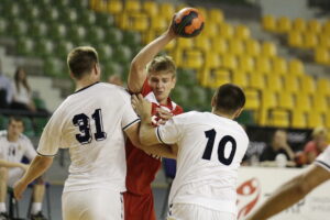 08.07.2016 Kielce. Sparing młodzieżowych reprezentacji w piłkę ręczną. Mecz Polska - Rosja. / Jarosław Kubalski / Radio Kielce