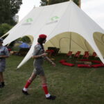 11.07.2016 Kielce. Festiwal Harcerski. Obóz festiwalowy na przy al. 1000-lecia Państwa Polskiego. / Jarosław Kubalski / Radio Kielce