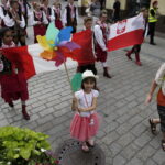 11.07.2016 Kielce. Festiwal Harcerski. Korowód. / Jarosław Kubalski / Radio Kielce