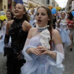 11.07.2016 Kielce. Festiwal Harcerski. Korowód. / Jarosław Kubalski / Radio Kielce