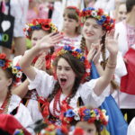 11.07.2016 Kielce. Festiwal Harcerski. Korowód. / Jarosław Kubalski / Radio Kielce