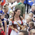 11.07.2016 Kielce. Festiwal Harcerski. Korowód. / Jarosław Kubalski / Radio Kielce