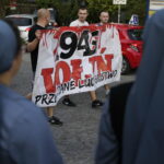 11.07.2016 Kielce. Upamiętnienie zbrodni wołyńskiej. Uczestnicy przeszli od katedry na cmentarz partyzancki. / Jarosław Kubalski / Radio Kielce