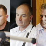 13.07.2016 Kielce. Punkty Widzenia. Marcin Charuba, Jacek Rek i Artur Hajdarowicz. / Jarosław Kubalski / Radio Kielce