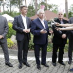 14.07.2016 Starachowice. Konferencja prasowa z udziałem wiceministra Kultury i Dziedzictwa Narodowego Krzysztofa Czabańskiego. / Jarosław Kubalski / Radio Kielce