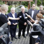 14.07.2016 Starachowice. Konferencja prasowa z udziałem wiceministra Kultury i Dziedzictwa Narodowego Krzysztofa Czabańskiego. / Jarosław Kubalski / Radio Kielce
