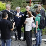 14.07.2016 Starachowice. Konferencja prasowa z udziałem wiceministra Kultury i Dziedzictwa Narodowego Krzysztofa Czabańskiego. / Jarosław Kubalski / Radio Kielce