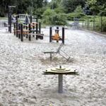 14.07.2016. Nowy plac zabaw na Skwerze Szarych Szeregów w Kielcach / Jarosław Kubalski / Radio Kielce