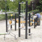 15.07.2016 Kielce. Nowy plac zabaw na Skwerze Szarych Szeregów. / Jarosław Kubalski / Radio Kielce
