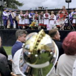 17.07.2016 Leśna Stara Wieś. 25 lecie zespołu pieśni i tańca Leśnianie. / Jarosław Kubalski / Radio Kielce