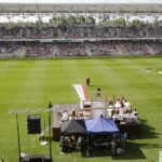 23.07.2016 Kielce. Msza Święta i Wieczór Uwielbienia na Kolporter Arena dla pielgrzymów. / Jarosław Kubalski / Radio Kielce