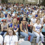23.07.2016 Kielce. Msza Święta i Wieczór Uwielbienia na Kolporter Arena dla pielgrzymów. / Jarosław Kubalski / Radio Kielce