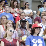 23.07.2016 Kielce. Msza Święta i Wieczór Uwielbienia na Kolporter Arena dla pielgrzymów. / Jarosław Kubalski / Radio Kielce