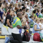 23.07.2016 Kielce. Msza Święta i Wieczór Uwielbienia na Kolporter Arena dla pielgrzymów. / Jarosław Kubalski / Radio Kielce