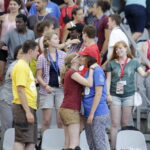 23.07.2016 Kielce. Msza Święta i Wieczór Uwielbienia na Kolporter Arena dla pielgrzymów. / Jarosław Kubalski / Radio Kielce