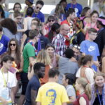 23.07.2016 Kielce. Msza Święta i Wieczór Uwielbienia na Kolporter Arena dla pielgrzymów. / Jarosław Kubalski / Radio Kielce