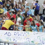 23.07.2016 Kielce. Msza Święta i Wieczór Uwielbienia na Kolporter Arena dla pielgrzymów. / Jarosław Kubalski / Radio Kielce