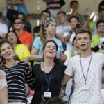 23.07.2016 Kielce. Msza Święta i Wieczór Uwielbienia na Kolporter Arena dla pielgrzymów. / Jarosław Kubalski / Radio Kielce