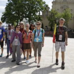 23.07.2016 Kielce. Pielgrzymi na ŚDM zwiedzają miasto. / Jarosław Kubalski / Radio Kielce