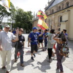 23.07.2016 Kielce. Pielgrzymi na ŚDM zwiedzają miasto. / Jarosław Kubalski / Radio Kielce