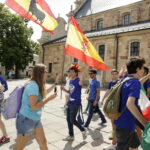 23.07.2016 Kielce. Pielgrzymi na ŚDM zwiedzają miasto. / Jarosław Kubalski / Radio Kielce