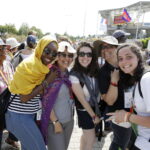 23.07.2016 Kielce. Pielgrzymi podczas przemarszu z Placu NMP na Kolporter Arenę. / Jarosław Kubalski / Radio Kielce