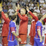 28.07.2016 Kielce. Mecz towarzyski w piłkę ręczna. Reprezentacja Polski - Motor Zaporoże. / Jarosław Kubalski / Radio Kielce