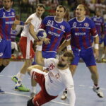 28.07.2016 Kielce. Mecz towarzyski w piłkę ręczna. Reprezentacja Polski - Motor Zaporoże. / Jarosław Kubalski / Radio Kielce