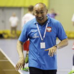 28.07.2016 Kielce. Mecz towarzyski w piłkę ręczna. Reprezentacja Polski - Motor Zaporoże.  trener reprezentacji Polski Talant Dujszebajew. / Jarosław Kubalski / Radio Kielce