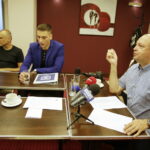 29.07.2016 Kielce. Konferencja prasowa z udziałem siatkarzy Effectora Kielce. / Jarosław Kubalski / Radio Kielce
