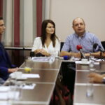29.07.2016 Kielce. Konferencja prasowa z udziałem siatkarzy Effectora Kielce. / Jarosław Kubalski / Radio Kielce