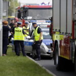 29.07.2016 Kielce. Śmiertelne potrącenie pieszej na chodniku przy ulicy Solidarności. / Jarosław Kubalski / Radio Kielce