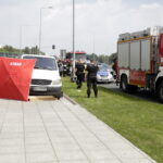 29.07.2016 Kielce. Śmiertelne potrącenie pieszej na chodniku przy ulicy Solidarności. / Jarosław Kubalski / Radio Kielce