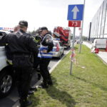 29.07.2016 Kielce. Śmiertelne potrącenie pieszej na chodniku przy ulicy Solidarności. / Jarosław Kubalski / Radio Kielce