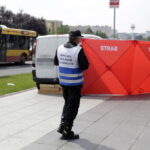 29.07.2016 Kielce. Śmiertelne potrącenie pieszej na chodniku przy ulicy Solidarności. / Jarosław Kubalski / Radio Kielce