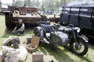 30.07.2016 Skarżysko Kamienna. Piknik historyczny w Muzeum Orła Białego. / Jarosław Kubalski / Radio Kielce