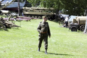 30.07.2016 Skarżysko Kamienna. Piknik historyczny w Muzeum Orła Białego. / Jarosław Kubalski / Radio Kielce