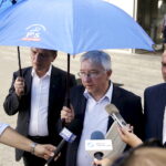 27.07.2016 Kielce. Andrzej Pruś, Krzysztof Lipiec i Marek Kwitek podczas konferencji prasowej na temat zwiększenia środków na kulturę. / Jarosław Kubalski / Radio Kielce