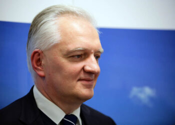 22.1.2016 Kielce. Wicepremier, minister nauki i szkolnictwa wyższego Jarosław Gowin odwiedził Kielce. / Wojciech Habdas / Radio Kielce