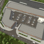 28.07.2016. Wizualizacja inwestycji, która miała powstać przy dworcu PKP w Skarżysku / wiz. spółka Xcity Investment