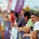 1.7.2016 Kielce. 27 Międzynarodowy Wyścig Kolarski Solidarności i Olimpijczyków. Finał 4 etapu. Widzowie oczekiwali na mecie kilkadziesiąt minut przed przyjazdem kolarzy. / Wojciech Habdas / Radio Kielce