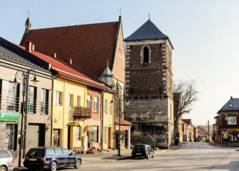 17.3.2016 Wiślica. Rynek. / Wojciech Habdas / Radio Kielce