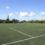 20.7.2017 Kielce. Wakacje z futbolem. Mecz Team JLB - FC Olympique / Wojciech Habdas / Radio Kielce