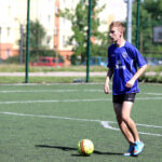 20.7.2017 Kielce. Wakacje z futbolem. Mecz Team JLB - FC Olympique / Wojciech Habdas / Radio Kielce