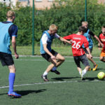20.7.2017 Kielce. Wakacje z futbolem. Mecz Team JLB - FC Olympique / Wojciech Habdas / Radio Kielce