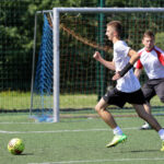 20.7.2017 Kielce. Wakacje z futbolem. Mecz Team JLB - FC Olympique / Wojciech Habdas / Radio Kielce