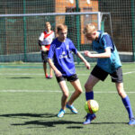 20.7.2017 Kielce. Wakacje z futbolem. Mecz Team JLB - FC Olympique / Wojciech Habdas / Radio Kielce