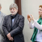 04.07.2016 Kielce. Prezydent Andrzej Duda złożył kwiaty pod kamienicą Planty 7/9 / Wojciech Habdas / Radio Kielce