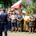 04.07.2016 Kielce. Prezydent Andrzej Duda złożył kwiaty pod kamienicą Planty 7/9 / Wojciech Habdas / Radio Kielce